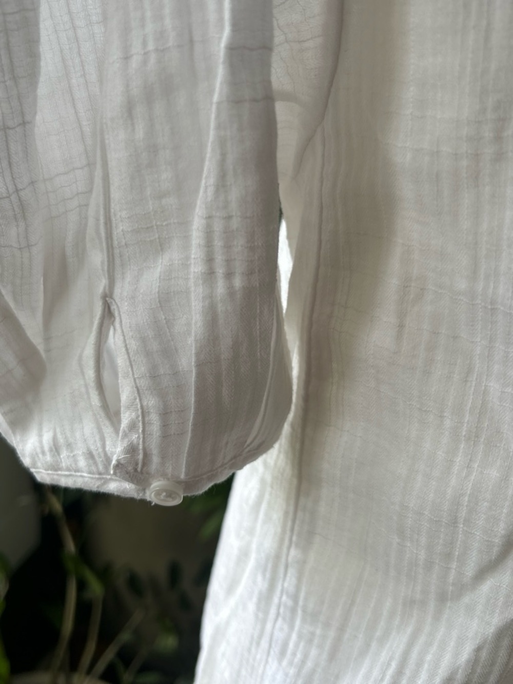 NWT J. Crew White Puff-Sleeve Blouse - Picture 3 of 6